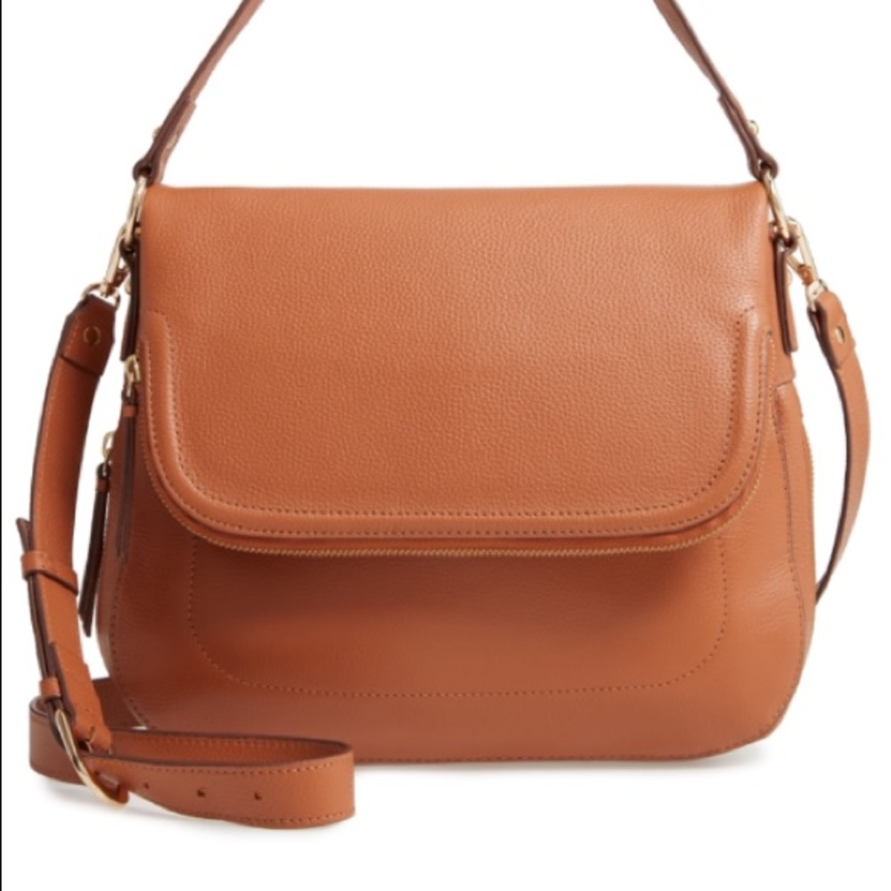 *SOLD*Nordstrom Bella Leather Crossbody Bag - Picture 1 of 14